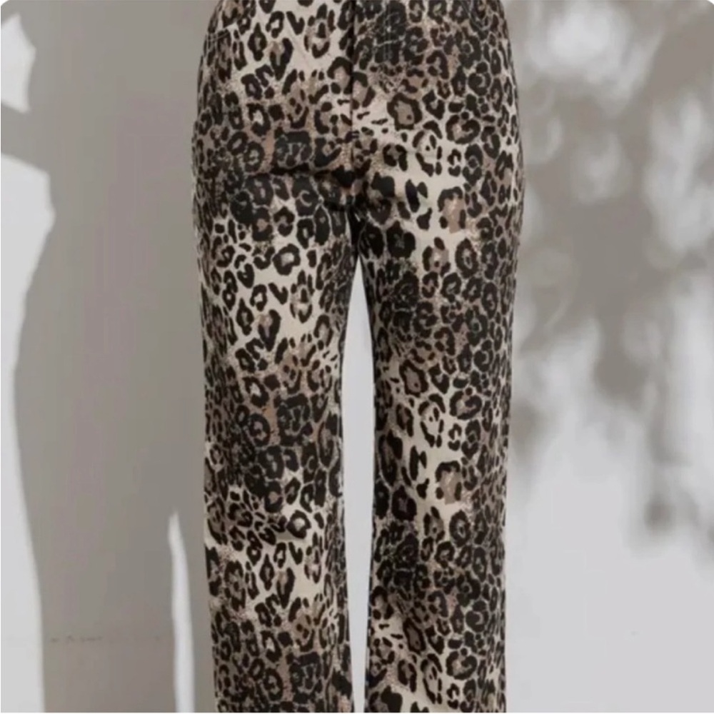 Leopard Print Women's Pants